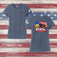 250 Years of DOGS! Ladies' Triblend Short Sleeve Tee Shirt