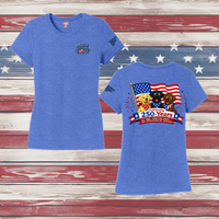 250 Years of DOGS! Ladies' Triblend Short Sleeve Tee Shirt
