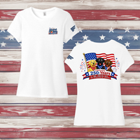 250 Years of DOGS! Ladies' Triblend Short Sleeve Tee Shirt