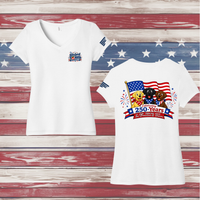 250 Years of DOGS! Ladies' Triblend V-Neck Tee