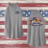 250 Years of DOGS! Ladies' Rocker Tank