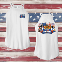 250 Years of DOGS! Ladies' Rocker Tank