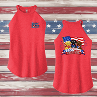 250 Years of DOGS! Ladies' Rocker Tank