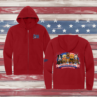250 Years of DOGS! Adult Full Zip Hooded Sweatshirt
