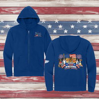 250 Years of DOGS! Adult Full Zip Hooded Sweatshirt
