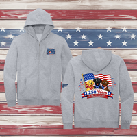 250 Years of DOGS! Adult Full Zip Hooded Sweatshirt