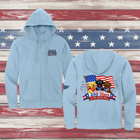 250 Years of DOGS! Adult Full Zip Hooded Sweatshirt