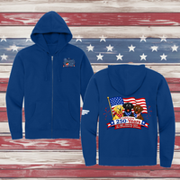 250 Years of DOGS! Adult Full Zip Hooded Sweatshirt