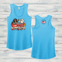 The Striped Tomato Ladies' Triblend Racerback Tank