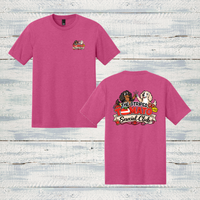 The Striped Tomato Adult Short Sleeve Triblend Tee