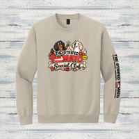 The Striped Tomato Adult Soft Style Crewneck Sweatshirt