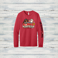 The Striped Tomato Adult Soft Blend Long Sleeve Tee