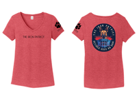 The Iron Patriot/Paws of Honor Ladies' Triblend VNeck Tee