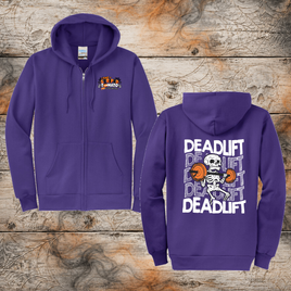 FF: So Much Deadlift Adult Full Zip Hooded Sweatshirt
