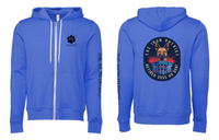 The Iron Patriot/Paws of Honor Full Zip Hooded Sweatshirt