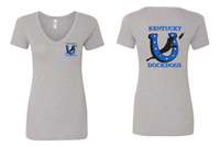 Kentucky DockDogs Ladies' V-Neck Tee Shirt