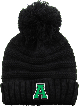 Arundel Spirit Wear Cable Knit Pom Slouch Beanie