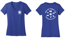 Isle of Wight 4-H Community Club Ladies' V-Neck Triblend Tee